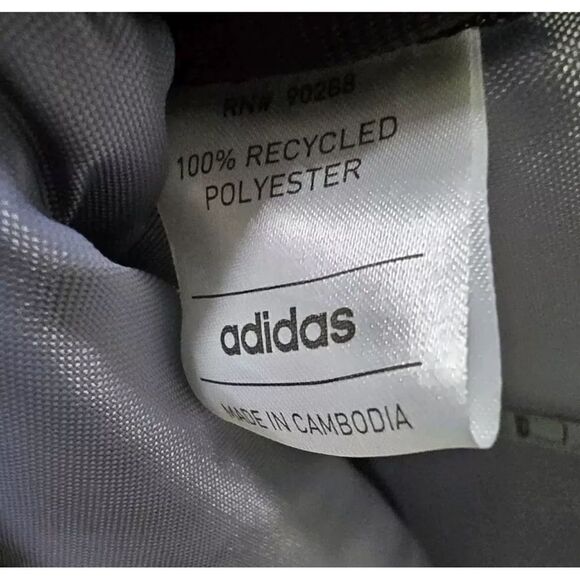 ADIDAS Originals Base Black White Stripes Large Backpack - Picture 15 of 16